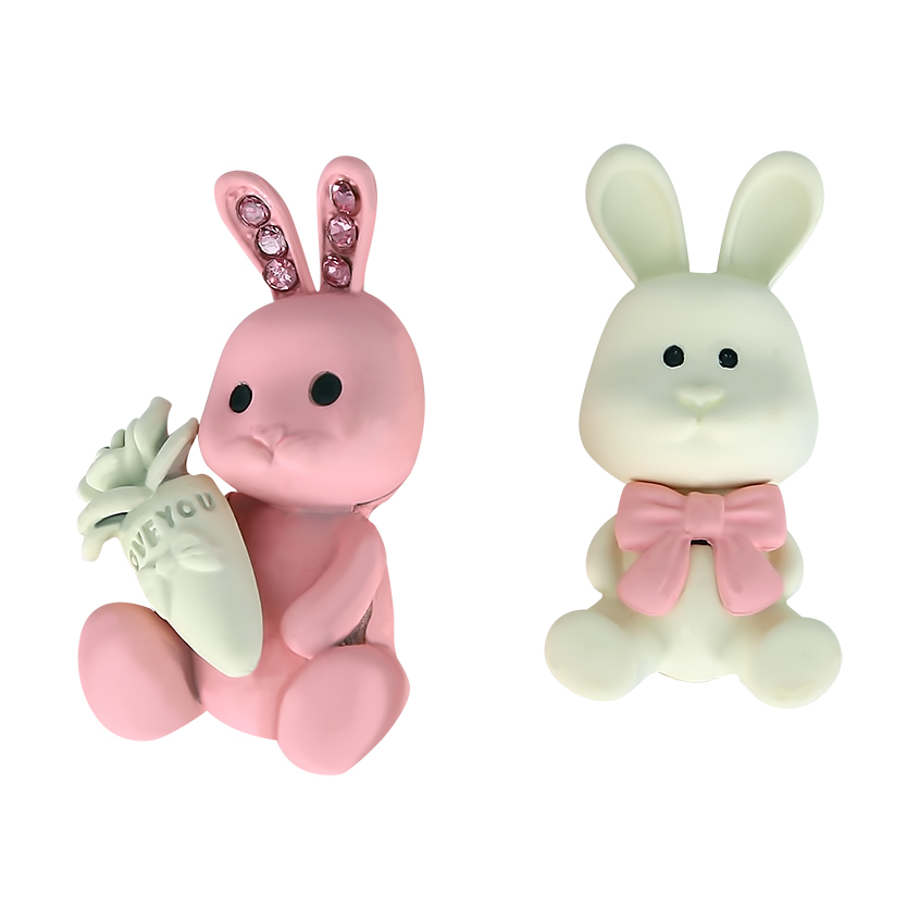 

Набор брошей LADY PINK FUNNY RABBITS 2 шт