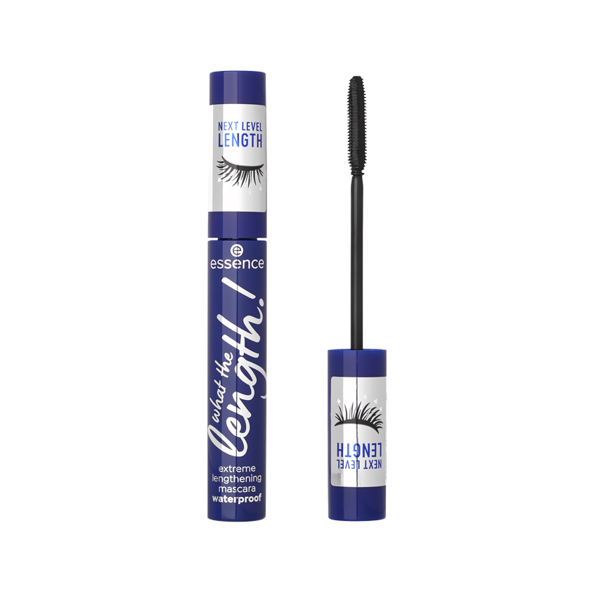 Тушь для ресниц ESSENCE WHAT THE LENGTH! ультраудлиняющая водостойкая тон 02 Black