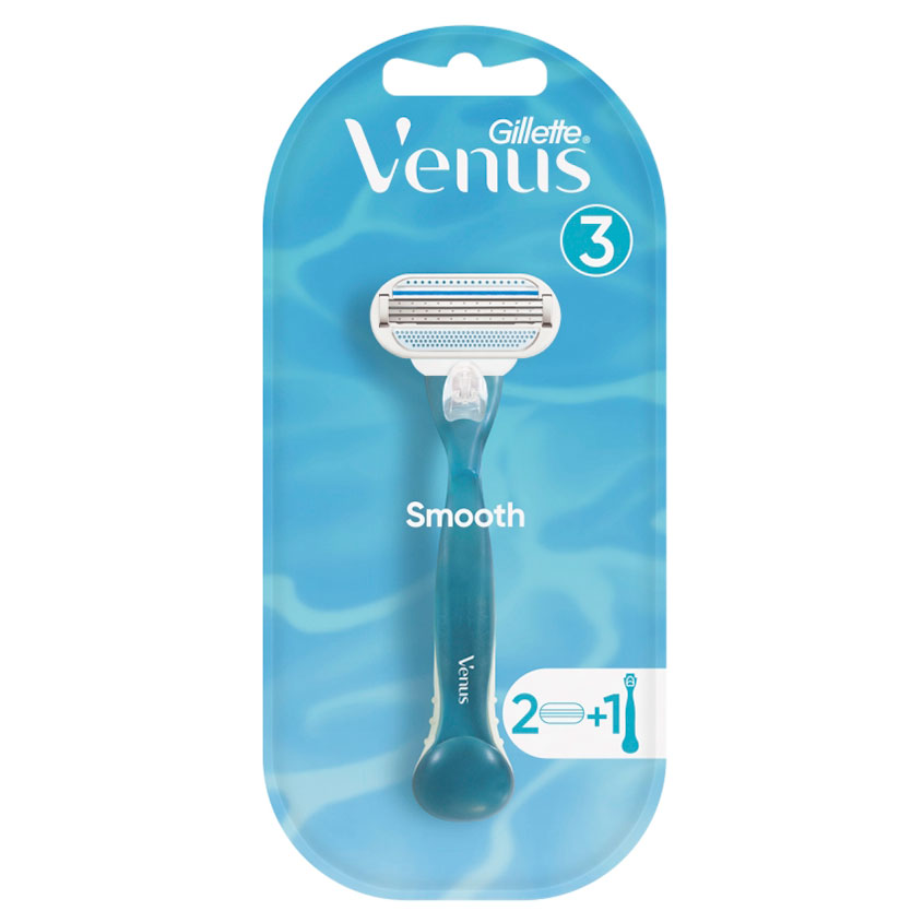 GILLETTE Станок для бритья GILLETTE VENUS с 2 кассетами smesitel pod filtr kaiser venus 39066 3