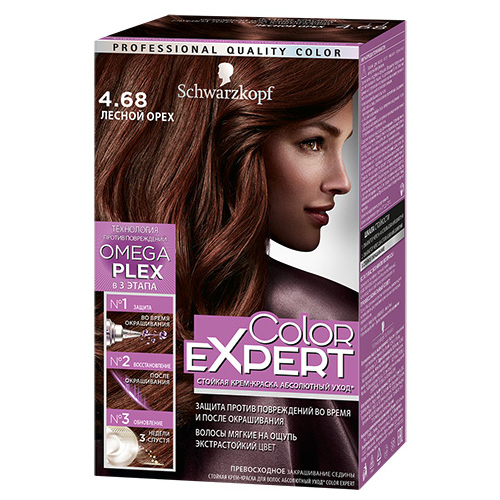 Краска для волос COLOR EXPERT тон 4-68 лесной орех 60 мл