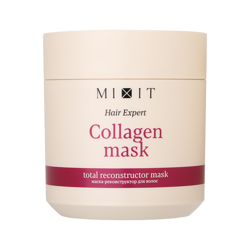 Маска-реконструктор для волос MIXIT HAIR EXPERT COLLAGEN эффективное восстановление поврежденных волос 400 мл
