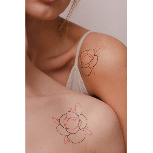 Татуировка для тела `DECO.` WATERCOLOR STORY by Miami tattoos переводная (Flower)