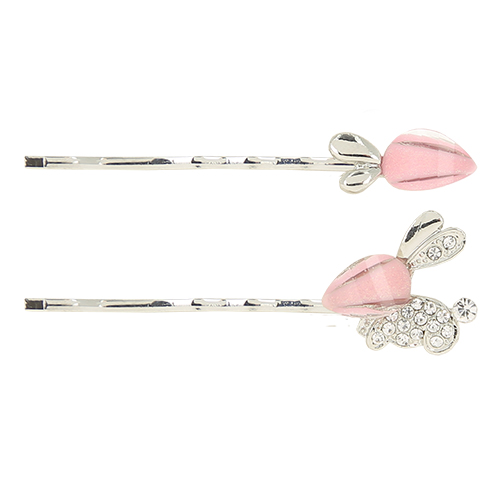

Набор невидимок LADY PINK decore 2 шт