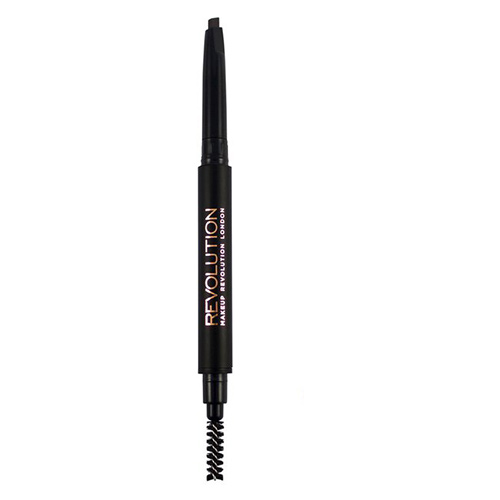 Карандаш для бровей REVOLUTION DUO BROW PENCIL тон dark brown - фото 1