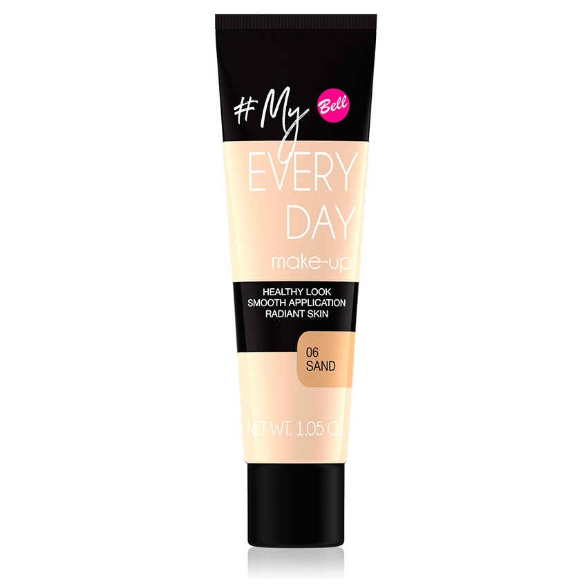 Тональная основа для лица BELL MY EVERY DAY MAKE-UP тон 06 с эффектом сияния тональная основа base de maquillaje my every day makeup bell 06 sand