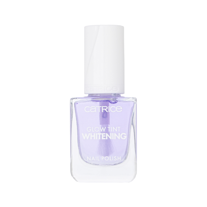 Лак для ногтей CATRICE GLOW TINT WHITENING полупрозрачный тон 020 Bye bye yellow