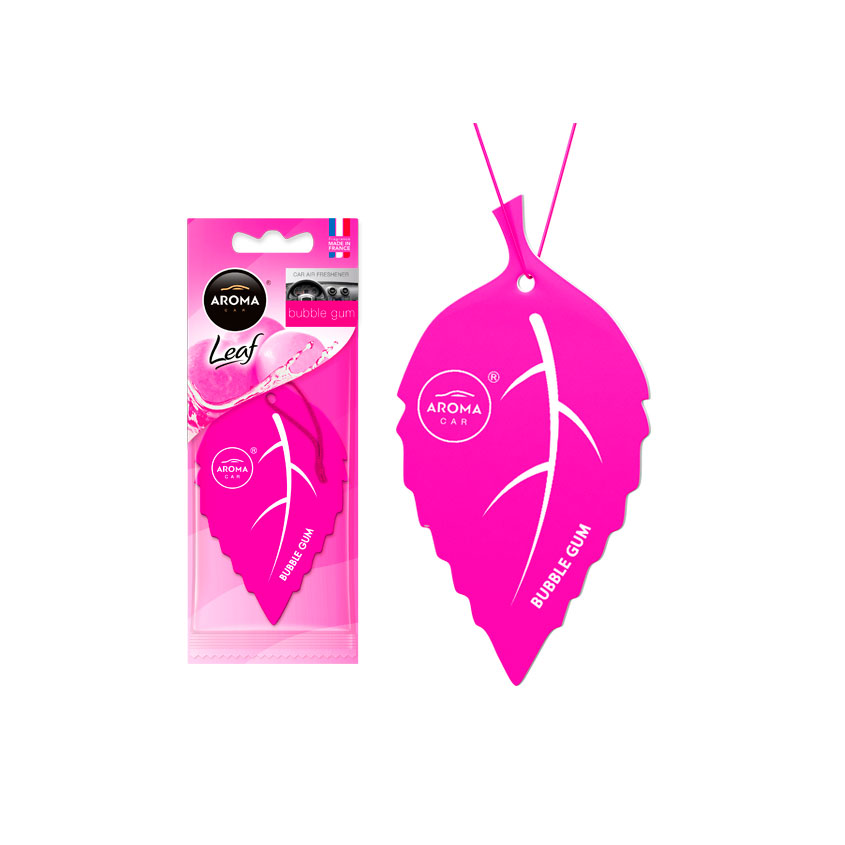 

Ароматизатор для машин AROMA CAR LEAF Bubble Gum 5,5 г