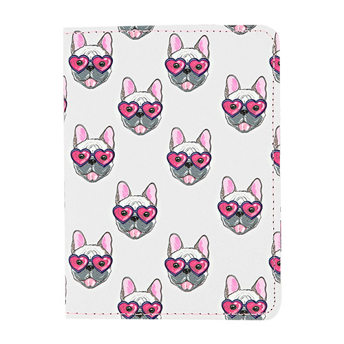 

Обложка для паспорта LADY PINK dogs