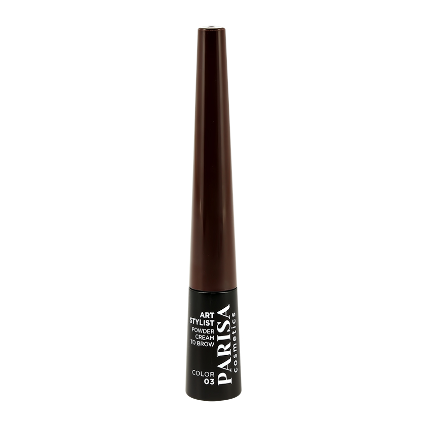 PARISA Пудра для бровей PARISA ART STYLIST POWDER CREAM TO BROW тон 03 шоколадный