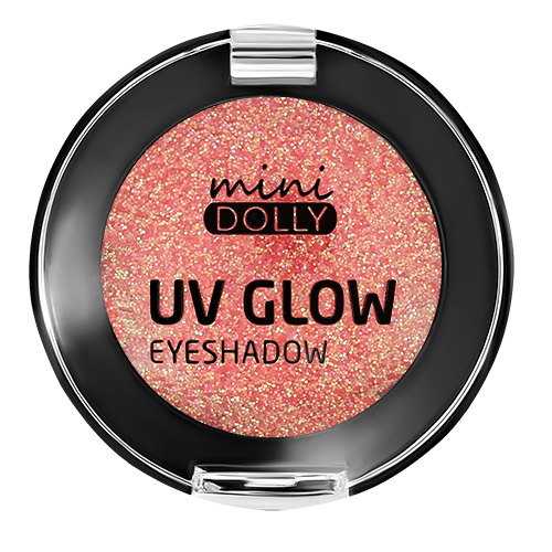 

Тени-глиттер для век MINI DOLLY UV GLOW светящиеся тон 01 euphoria