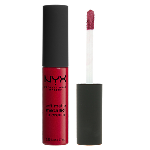 Помада для губ `NYX PROFESSIONAL MAKEUP` SOFT MATTE METALLIC LIP CREAM тон 01 Monte Carlo металлик жидкая
