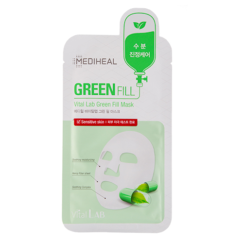 

Маска для лица MEDIHEAL VITAL LAB GREEN FILL успокаивающая 30 мл