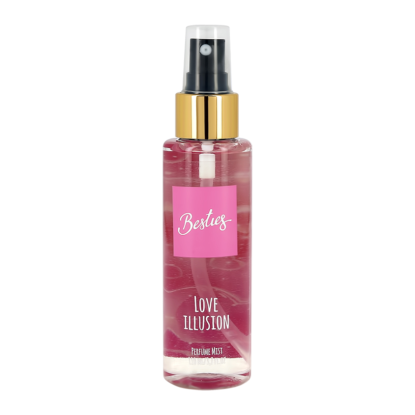 Парфюмированный мист для тела BESTIES PERFUME MIST love illusion жен. 110 мл - фото 1