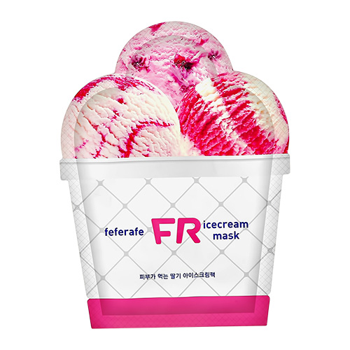 

Маска для лица FEFERAFE ICE CREAM с экстрактом клубники 25 мл