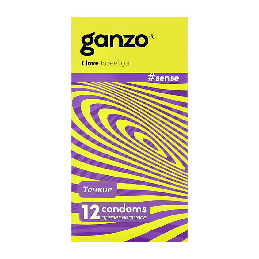 Презервативы GANZO тонкие 12 шт презервативы и лубриканты ganzo презервативы тонкие sense