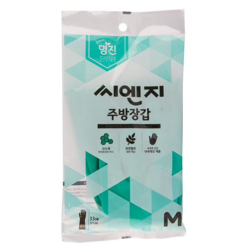 

Перчатки хозяйственные MYUNGJIN с хлопковым напылением плотные р-р М