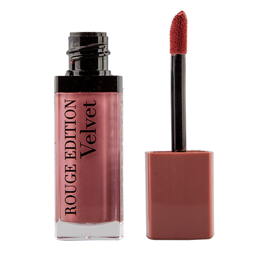 Помада для губ `BOURJOIS` ROUGE EDITION VELVET тон 10 (Don`t pink og it!) матовая жидкая