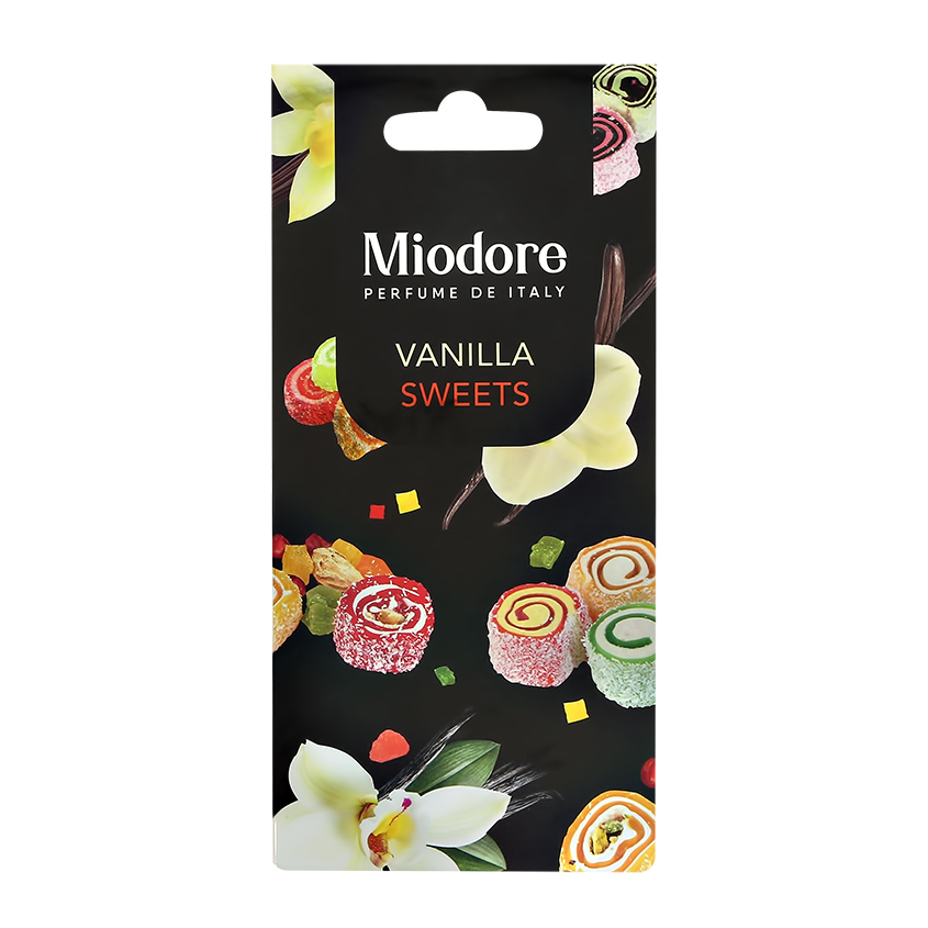 Саше ароматическое MIODORE AROMA RICHE Vanilla-sweet ароматизатор воздуха для автомобиля картонный не упускай возможности