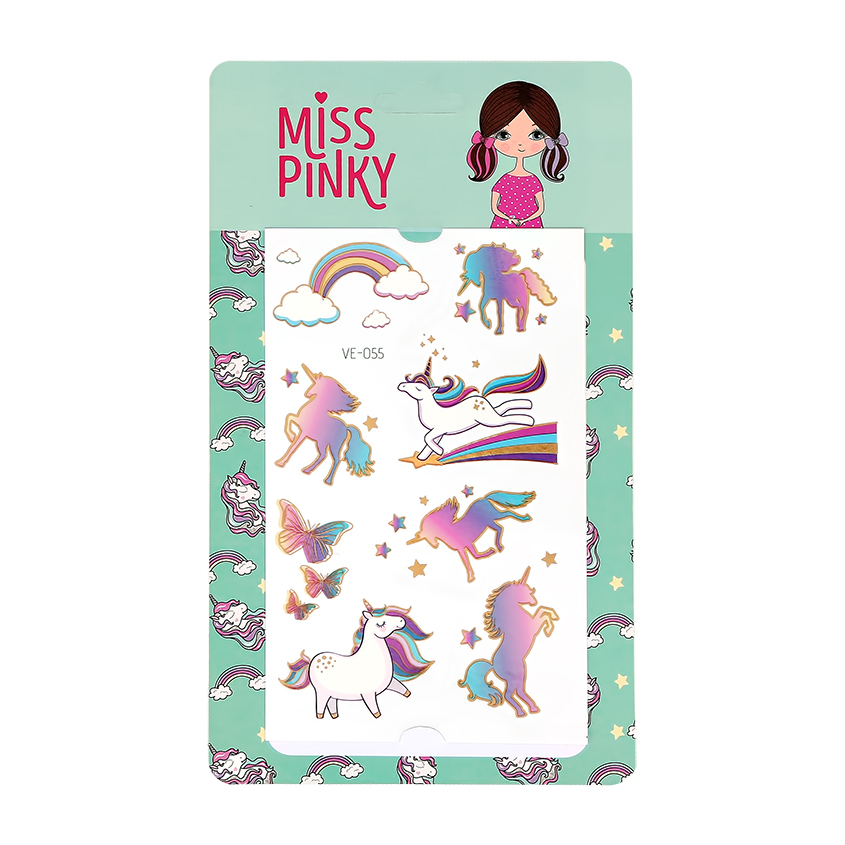 Татуировки переводные MISS PINKY 12 x 7,5 см