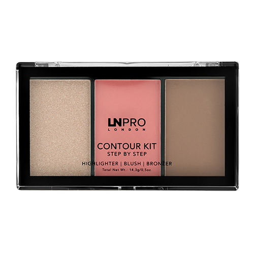 Палетка для контурирования LN PROFESSIONAL CONTOUR KIT тон 05 хайлайтер, пудра для контурирования, румяна - фото 1