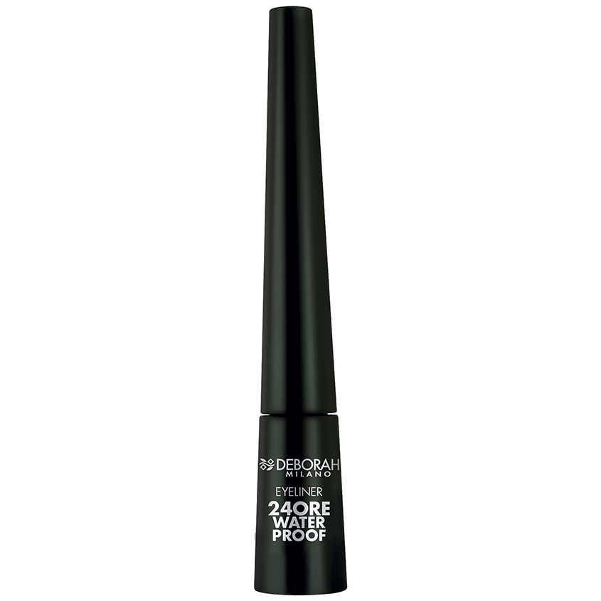 Подводка для глаз DEBORAH EYELINER 24ORE WATERPROOF водостойкая жидкая тон черный