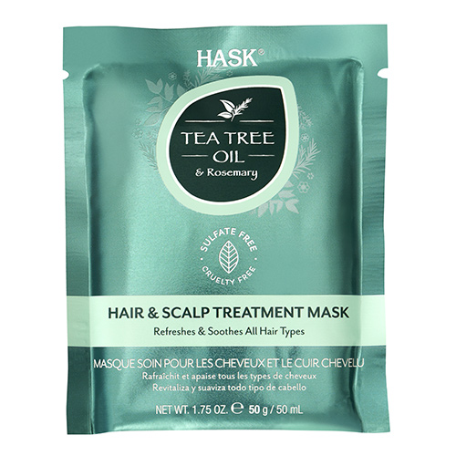 

Маска для волос HASK TEA TREE OIL с экстрактом розмарина укрепляющая 50 г