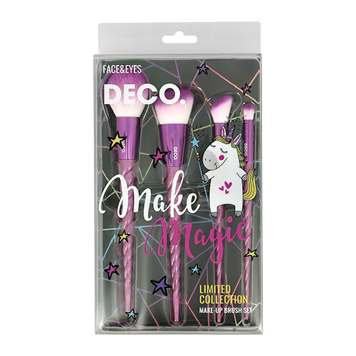 

Набор кистей для макияжа DECO. MAKE MAGIC 4 шт