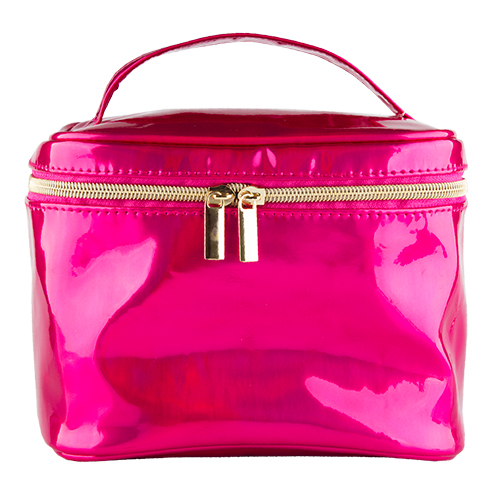 

Косметичка-чемоданчик LADY PINK LIMITED голографическая розовая
