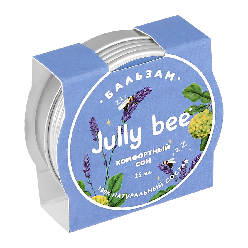 Бальзам для сна `JULLY BEE` Комфортный сон (с эфирным маслом лаванды и мяты) 25 мл