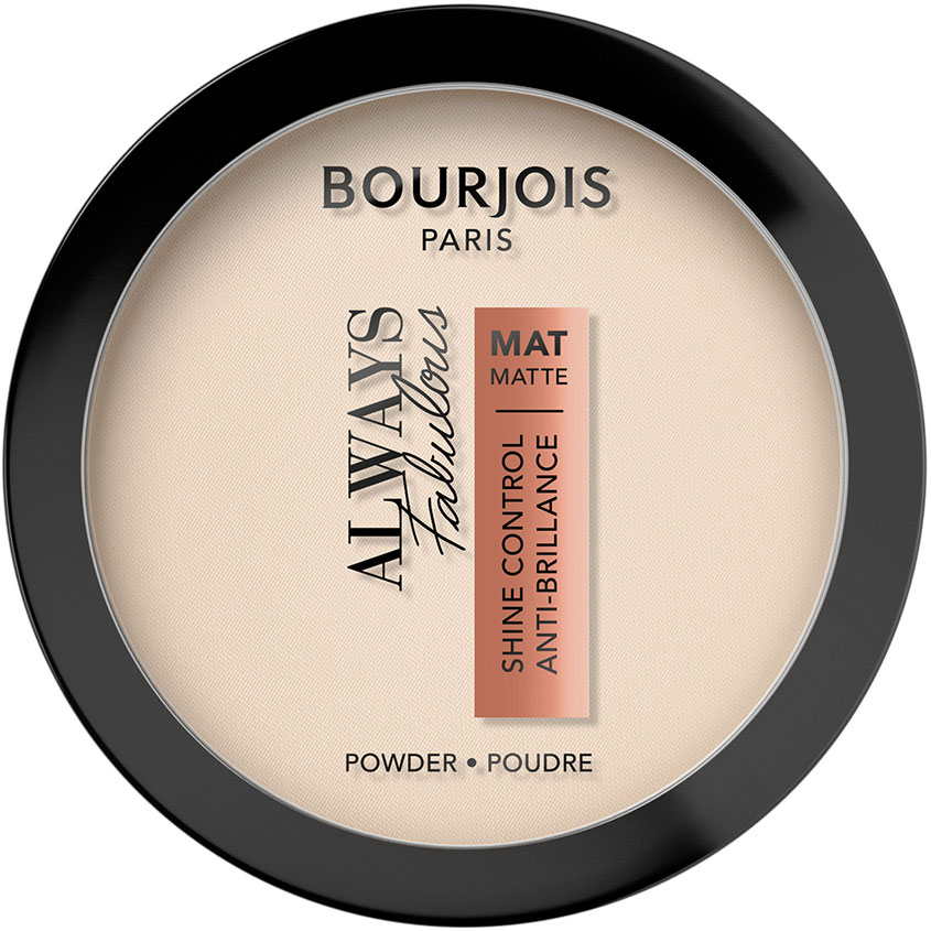 Пудра компактная для лица BOURJOIS ALWAYS FABULOUS матирующая тон 50 porcelain - фото 1