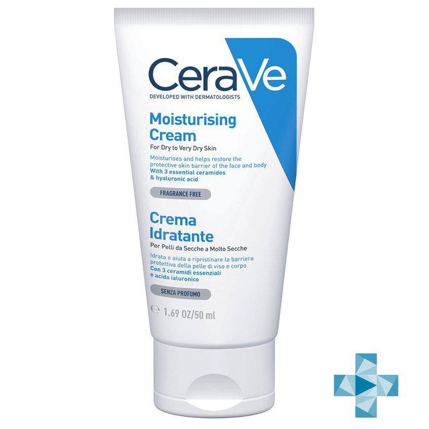 

Крем для лица и тела CERAVE увлажняющий для сухой и очень сухой кожи 50 мл