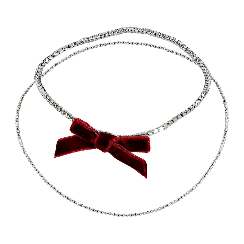 

Украшение на шею LADY PINK BOW