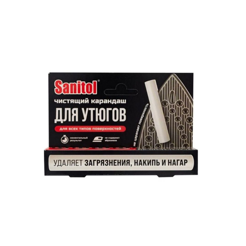 Карандаш чистящий SANITOL GREENFIELD для утюгов чистящий карандаш для утюгов topperr ir 1