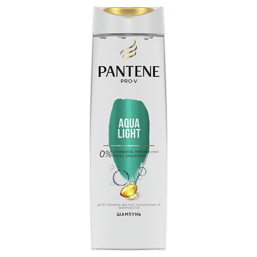 Шампунь для волос `PANTENE PRO-V` AQUA LIGHT для тонких и склонных к жирности волос 400 мл