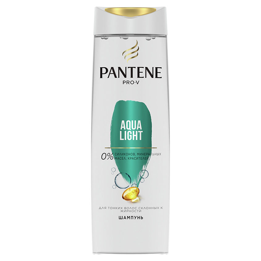 Шампунь для волос PANTENE PRO-V AQUA LIGHT для тонких и склонных к жирности волос 400 мл pantene пантин pro v шампунь aqua light для жирных волос фл 400мл