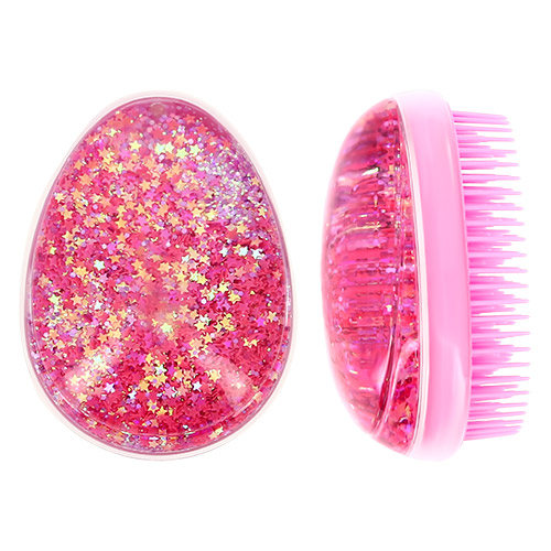 

Расческа для волос LADY PINK с глиттером
