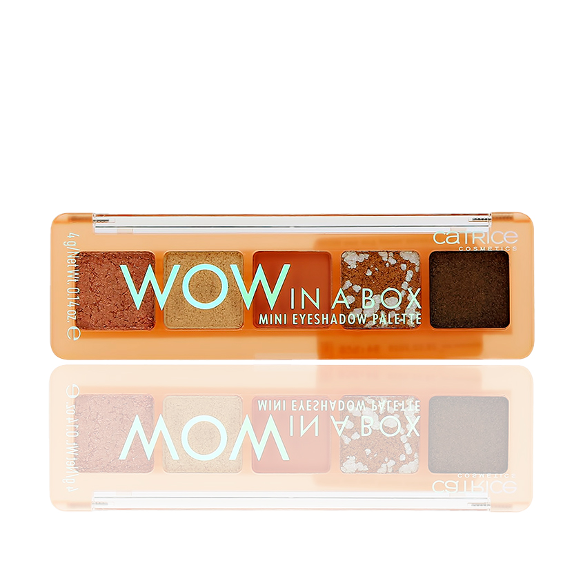 Палетка теней для век CATRICE WOW IN A BOX мини тон 010 Peach perfect