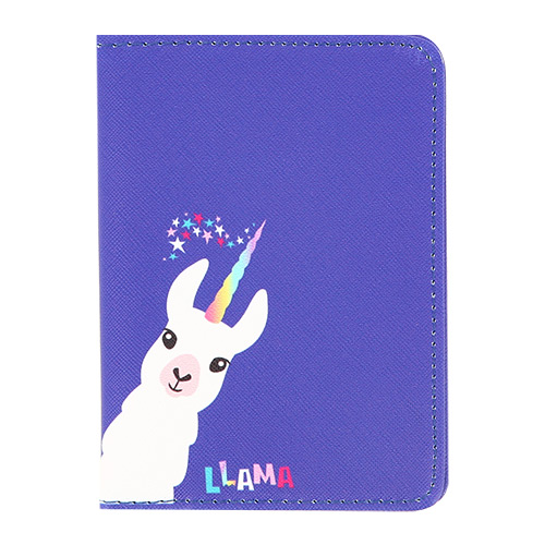 

Обложка для паспорта LADY PINK lama purple
