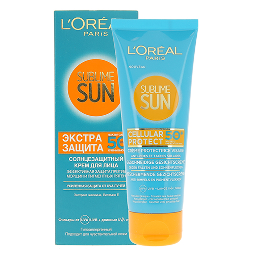 Солнцезащитный крем для лица LOREAL SUBLIME SUN ЭКСТРА ЗАЩИТА SPF-50 75 мл