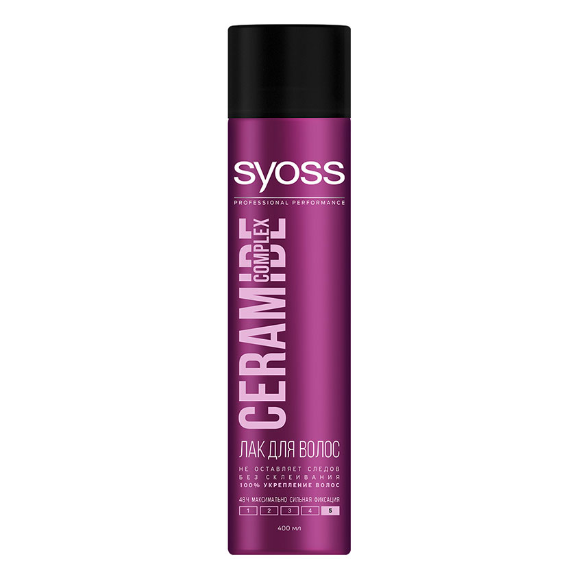 

Лак для волос SYOSS CERAMIDE COMPLEX Сверхсильная фиксация 400 мл
