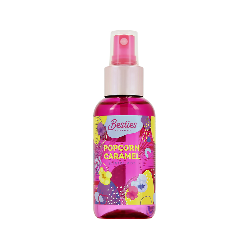 Парфюмированный мист для тела BESTIES SCENTED MIST popcorn caramel жен. 100 мл