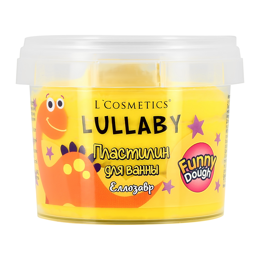 LCOSMETICS Пластилин для ванны LCOSMETICS LULLABY для детей 3+ желтый 120 мл