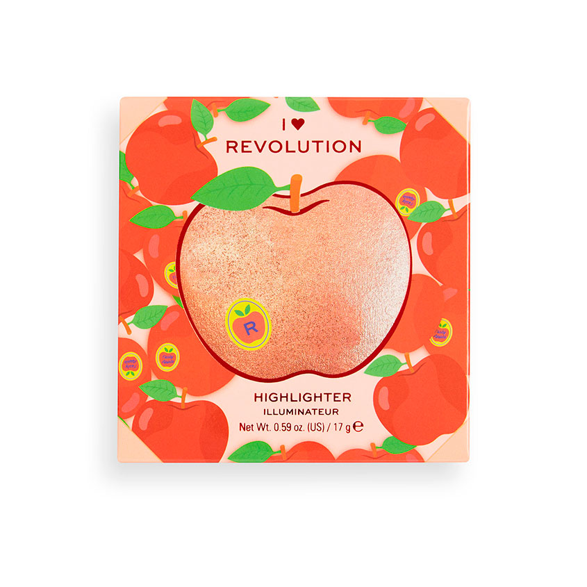 Хайлайтер `I HEART REVOLUTION` TASTY тон apple