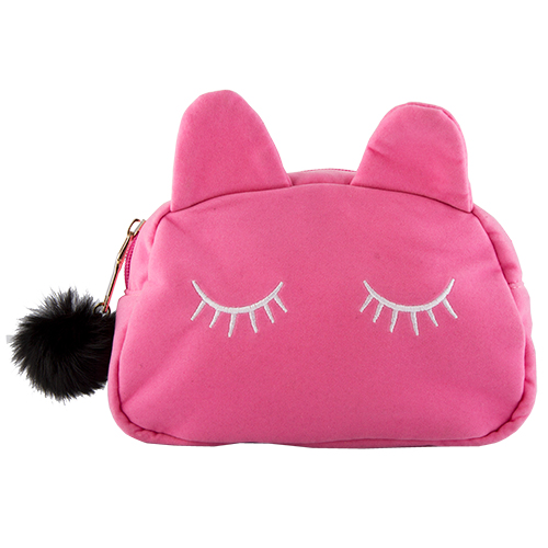 

Косметичка Котик LADY PINK VELVET розовая