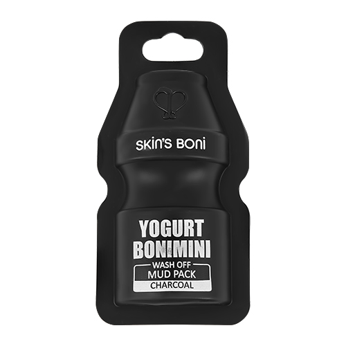 

Маска для лица SKINS BONI YOGURT BONIMINI глиняная с древесным углем 15 мл