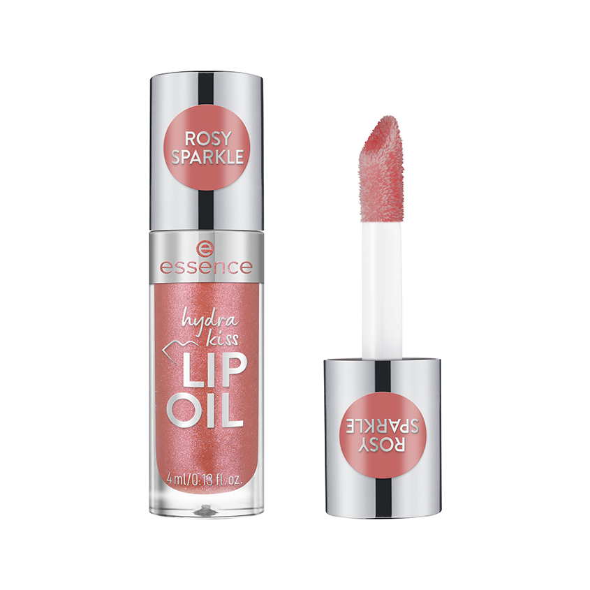 Масло для губ ESSENCE HYDRA KISS LIP OIL ухаживающее тон 11 Rosy sparkle