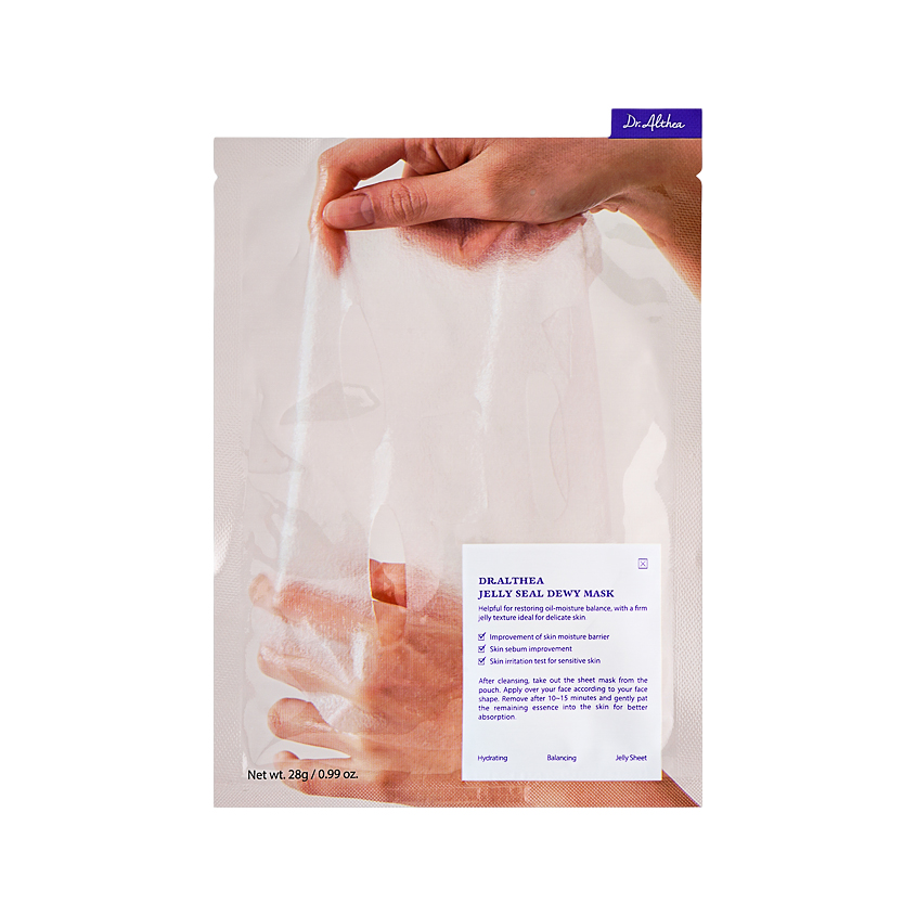 Маска для лица `DR. ALTHEA` Jelly Seal освежающая 28 г