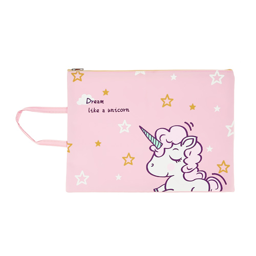

Сумка для документов LADY PINK с единорогом