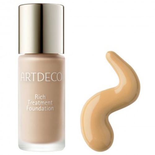 Основа тональная для лица `ARTDECO` RICH TREATMENT FOUNDATION светоотражающая тон 18