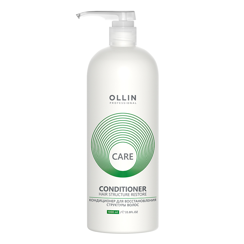 Кондиционер для волос OLLIN CARE для восстановления структуры волос 1000 мл